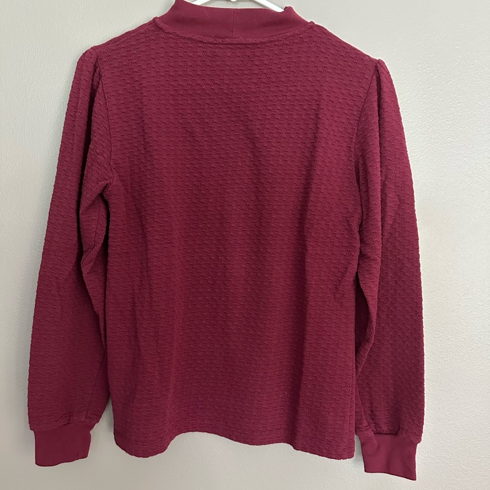 J.Crew Textured Mockneck - Picture 2 of 6